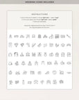 ARNA Mountain Wedding Printable Stationery Bundle Template