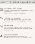 ARNA Mountain Wedding Printable Stationery Bundle Template