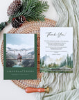 ARNA Mountain Wedding Thank You Cards