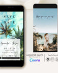 Tropical Save the Date Video Template