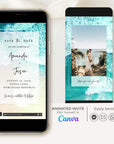 Beach Save the Date Marriage Video Template