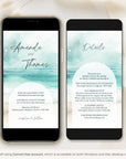 Coastal Wedding Invitation Video Template