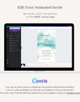 Coastal Wedding Invitation Video Template