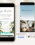 Destination Wedding Video Save the Date Template