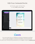 Beach Wedding Invitation Video Template
