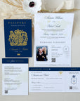 Uk Passport Wedding Invitation Template Printable