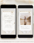Boarding Pass Save the Date Video Template - Taupe