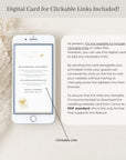 Dusty Blue Passport Style Wedding Thank You Card Video Template