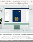 Uk Passport Wedding Invitation Template Printable