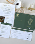 Irish Passport Wedding Invitation Template