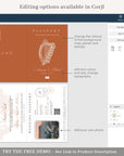 Irish Passport Wedding Invitation Template