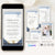 Boarding Pass Wedding Invitation Video Template - Dusty Blue