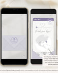Boarding Pass Save the Date Video Template - Purple