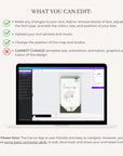 Boarding Pass Wedding Invitation Video Template - Sage Green