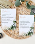 Palma | Tropical Wedding Invitation Set Template