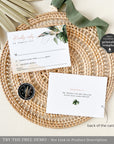 Palma | Tropical Wedding Invitation Set Template
