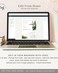 Palma | Tropical Wedding Invitation Set Template