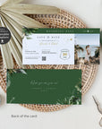 Palma | Tropical Boarding Pass Save The Date Template
