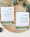Mira | Tropical Wedding Invitation Suite Template