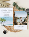 Mira | Tropical Wedding Invitation Template