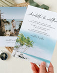Mira | Tropical Wedding Invitation Template