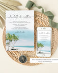 Mira | Tropical Wedding Invitation Template