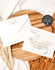 Sofia | Destination Wedding Envelope Addressing Template