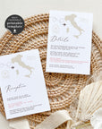 Italy Destination Wedding Invitation Template with RSVP
