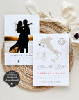 Italy Destination Wedding Save the Date Template