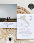 Italy | Destination Wedding Invitation Template