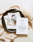 Giulia | Minimalist Wedding Thank You Card With Photo Printable
