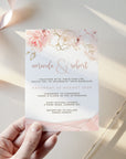 Aurora | Rose Gold wedding Invitation template