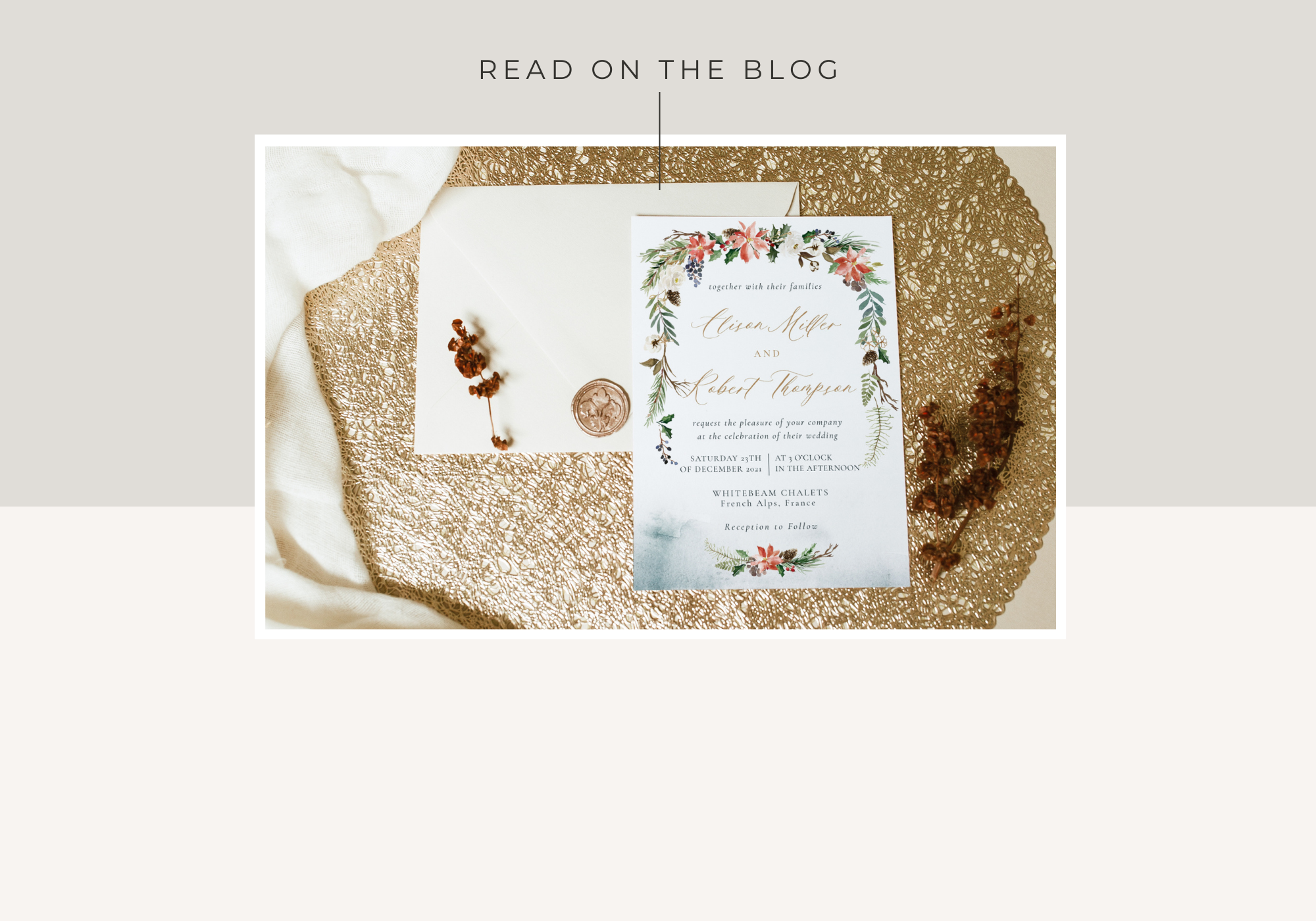 15 Cozy and Elegant Winter Wedding Save-the-Date Ideas