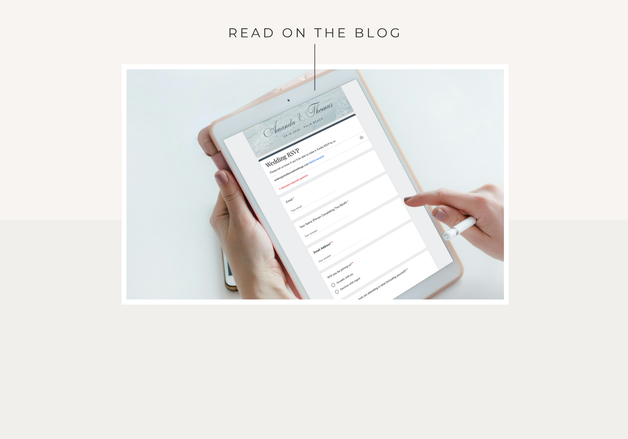 How to Create a Google Form Wedding RSVP (Step-by-Step)