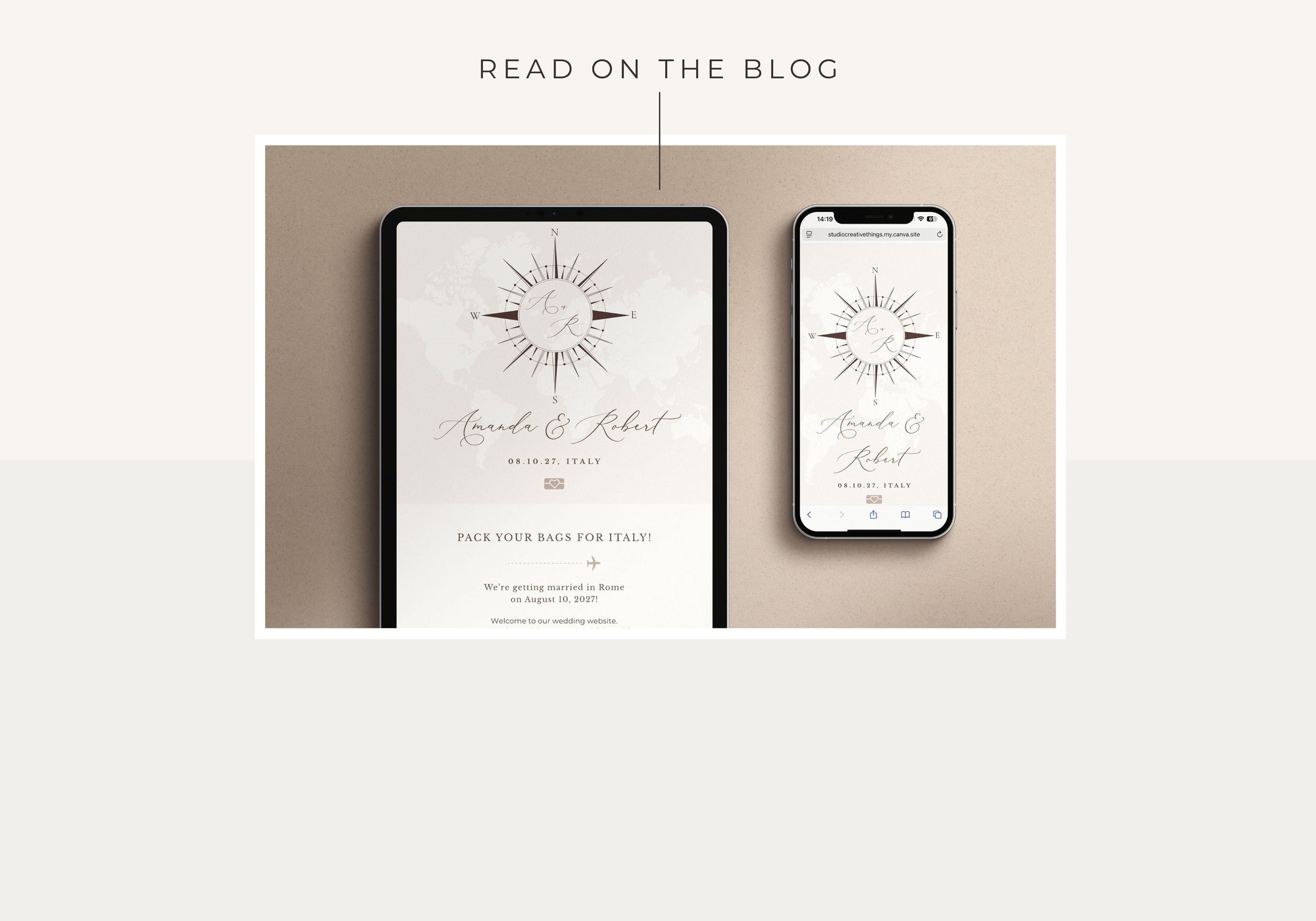 How to Edit the Sofia Destination Wedding Website Template in Canva