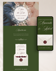 Old Money Online Digital Save the Date