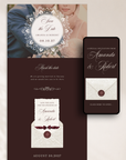 Old Money Online Digital Save the Date