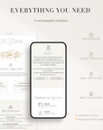 DORA Elegant Online Digital Wedding Invitation with RSVP