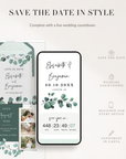 LUISA Eucalyptus Online Digital Save the Date