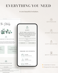 LUISA Elegant Online Digital Wedding Invitation with RSVP