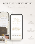 DORA Elegant Online Digital Save the Date