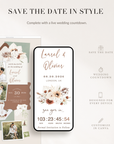 LAUREL Boho Online Digital Save the Date