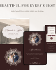 Old Money Online Digital Wedding Invitation with RSVP