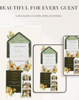 MARISOL Sunflowers Online Digital Save the Date