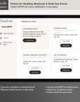 CREATIVITE Online Wedding RSVP Page – Collect & Manage Guest Responses