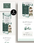 LUISA Eucalyptus Online Digital Save the Date
