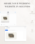 DORA Wedding Website Template for Canva with RSVP