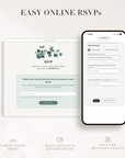 LUISA Elegant Online Digital Wedding Invitation with RSVP