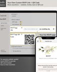 CREATIVITE Online Wedding RSVP Page – Collect & Manage Guest Responses