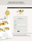 CREATIVITE Online Wedding RSVP Page – Collect & Manage Guest Responses